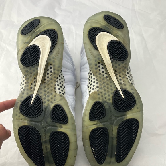 All White Nike Foamposite Size 11 - Picture 8 of 8